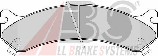 ABS 38784 Brake Pad Set, disc brake 38784