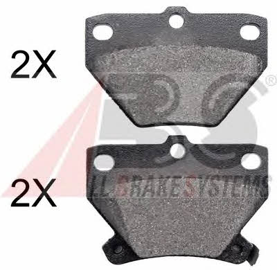 ABS 37136 OE Brake Pad Set, disc brake 37136OE