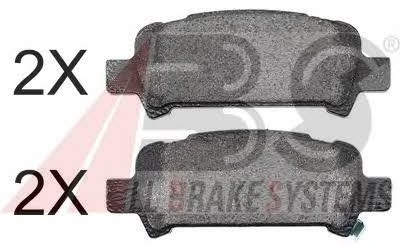ABS 37164 OE Brake Pad Set, disc brake 37164OE