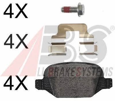 ABS 37184 OE Brake Pad Set, disc brake 37184OE