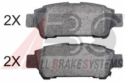 ABS 37228 OE Brake Pad Set, disc brake 37228OE