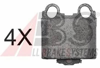 ABS 37258 OE Brake Pad Set, disc brake 37258OE