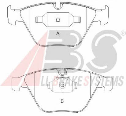 ABS 37346 OE Brake Pad Set, disc brake 37346OE