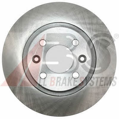 Unventilated front brake disc ABS 17619