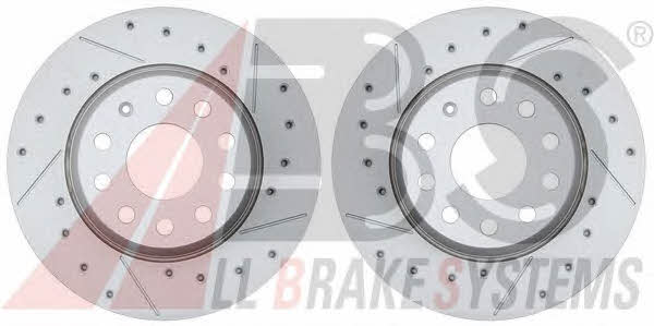 ABS 17628S Rear ventilated brake disc 17628S