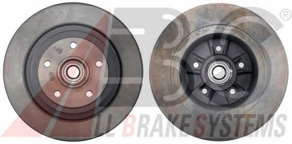 ABS 17780C Rear brake disc, non-ventilated 17780C