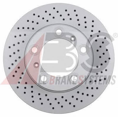 ABS 17876 Front brake disc ventilated 17876