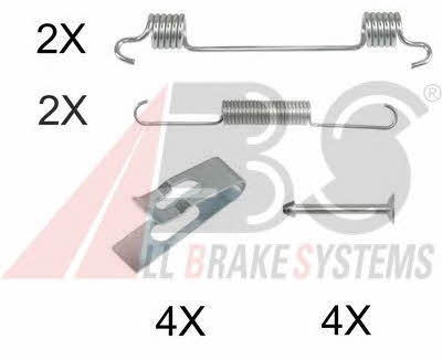 ABS 0808Q Mounting kit brake pads 0808Q
