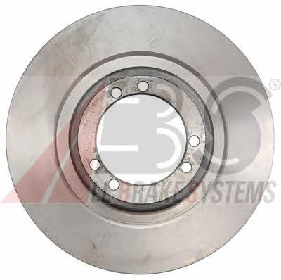 ABS 18144 Unventilated front brake disc 18144