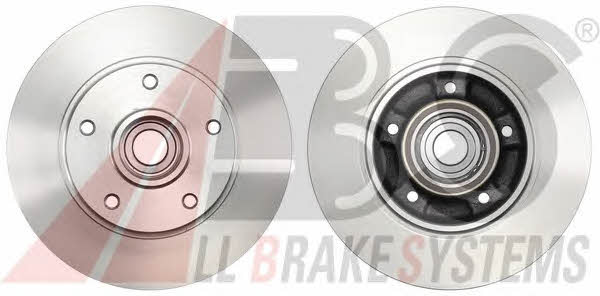 Rear solid brake disc ABS 18165C