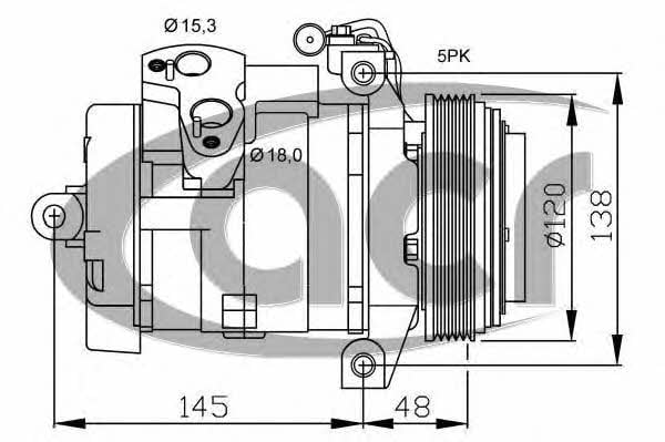 ACR 134511R Compressor, air conditioning 134511R