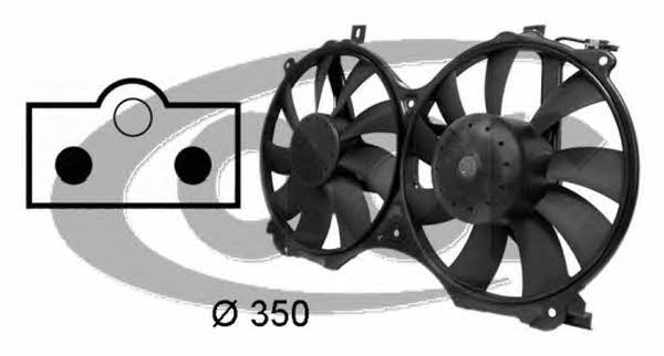 ACR 330304 Hub, engine cooling fan wheel 330304