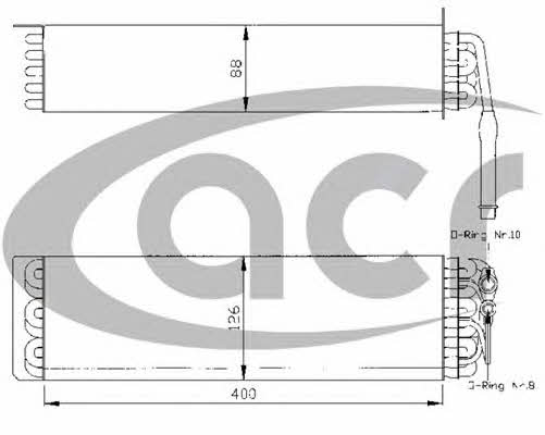 ACR 310007 Air conditioner evaporator 310007