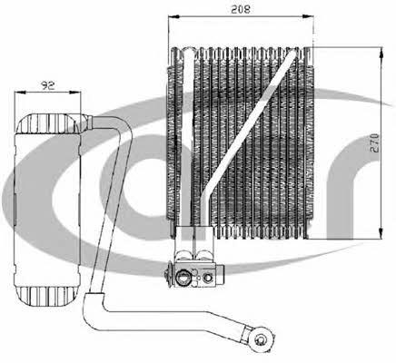 ACR 310030 Air conditioner evaporator 310030