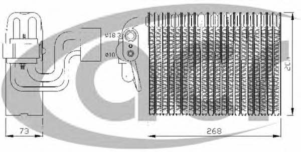 ACR 310129 Air conditioner evaporator 310129