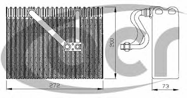 ACR 310145 Air conditioner evaporator 310145