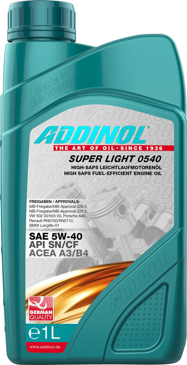Addinol 4014766072719 Engine oil Addinol Super Light 0540 5W-40, 1L 4014766072719