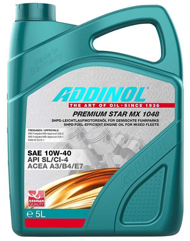 Addinol 4014766250544 Motor oil Addinol Premium Star MX 1048 10W-40, 4 l 4014766250544