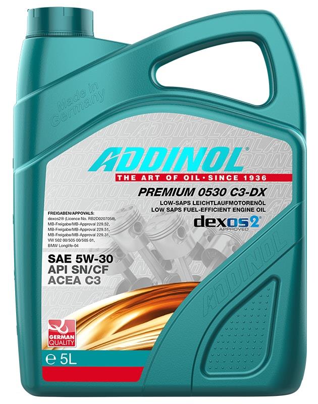 Addinol 4014766241184 Engine oil Addinol Premium 0530 C3-DX 5W-30, 5L 4014766241184