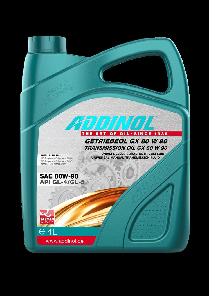 Addinol 4014766250438 Transmission oil Addinol Getriebeol GX 80W-90, 4 l 4014766250438