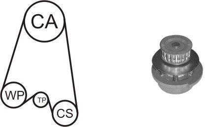 Airtex WPK-1164-C01 TIMING BELT KIT WITH WATER PUMP WPK1164C01