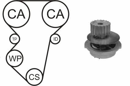 TIMING BELT KIT WITH WATER PUMP Airtex WPK-163201