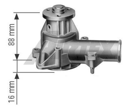 Airtex 1086-M1 Water pump 1086M1