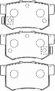 Aisin C2N015 Brake Pad Set, disc brake C2N015