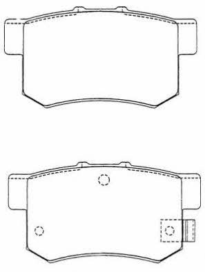 Aisin ASN-181 Brake Pad Set, disc brake ASN181