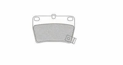 Aisin ASN-2156 Brake Pad Set, disc brake ASN2156