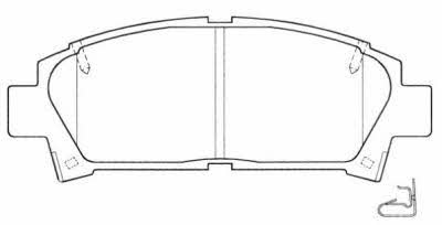 Aisin ASN-2039 Brake Pad Set, disc brake ASN2039