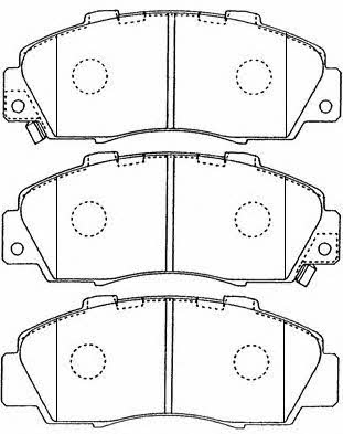 Aisin C1N018 Brake Pad Set, disc brake C1N018