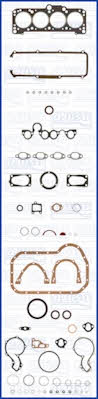 Full Gasket Set, engine Ajusa 50090700