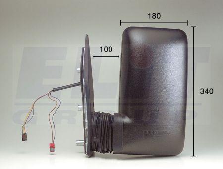 Outside mirror Iveco: 9227977 Alkar Rearview mirror external left