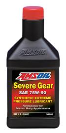 Amsoil SVGQT Transmission oil Amsoil Severe Gear Synthetic Extreme Pressure (EP) Lubricant 75W-90, 0.946 L SVGQT