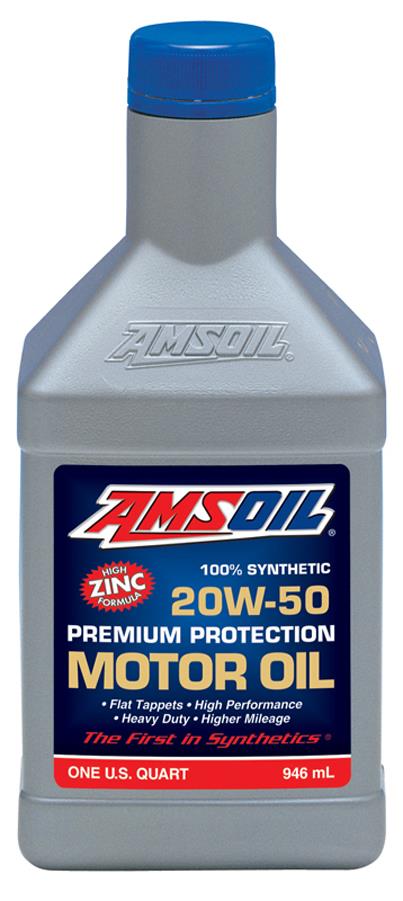 Amsoil AROQT Motor oil Amsoil Synthetic Premium Protection Motor Oil 20W-50, 0.946 l AROQT