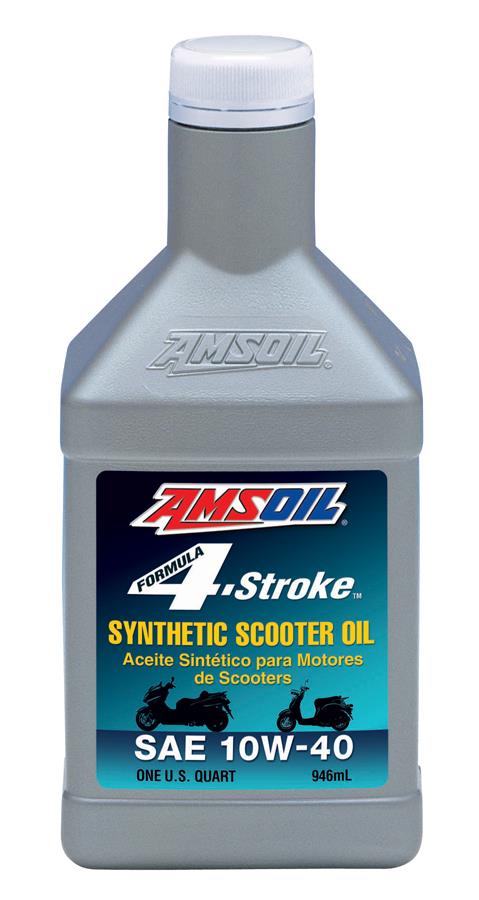 Amsoil ASOQT Motor oil Amsoil Formula 4-Stroke® Synthetic Scooter Oil 10W-40, 0.946 l ASOQT