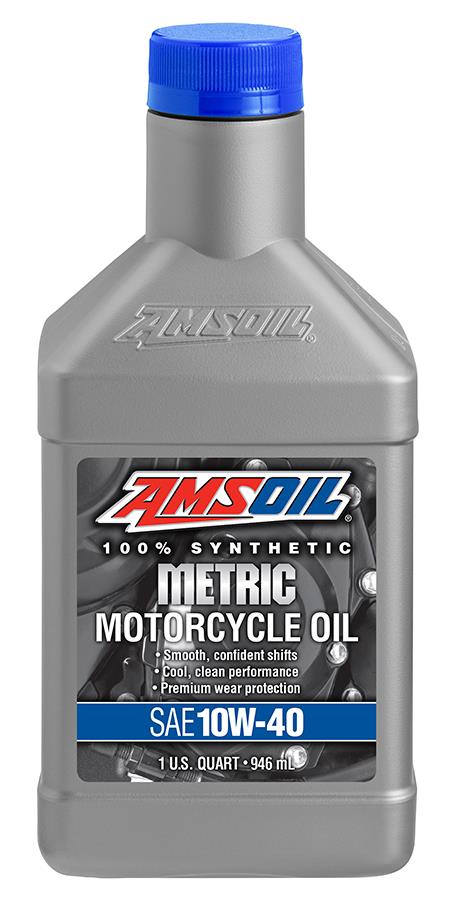 Amsoil MCFQT Motor oil Amsoil Synthetic Motorcycle Oil 10W-40, 0.946 l MCFQT