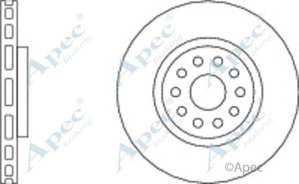 APEC braking DSK2018 Brake disc DSK2018