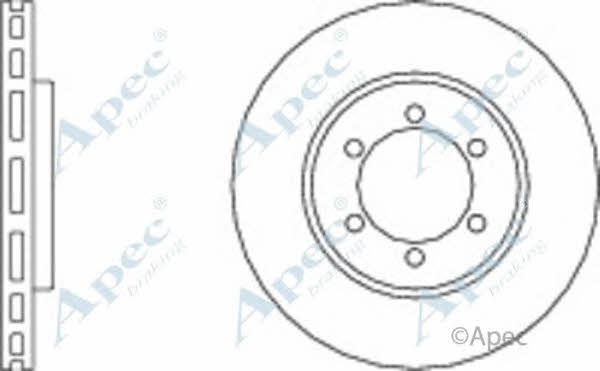 APEC braking DSK2071 Brake disc DSK2071