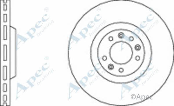 APEC braking DSK2184 Brake disc DSK2184