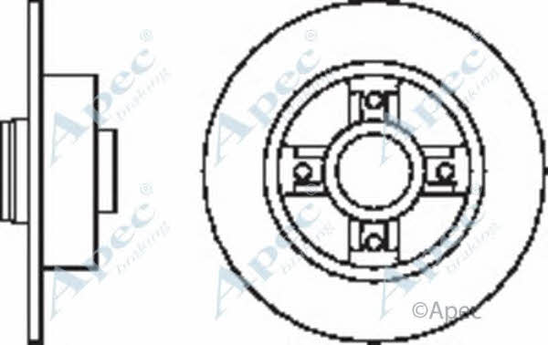 APEC braking DSK2235 Brake disc DSK2235