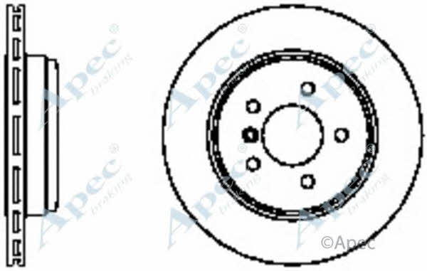 APEC braking DSK2245 Brake disc DSK2245