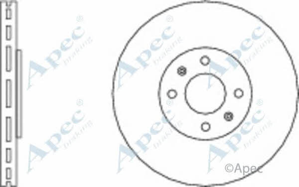 APEC braking DSK2301 Brake disc DSK2301