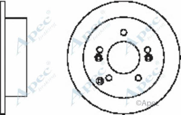 APEC braking DSK2393 Brake disc DSK2393