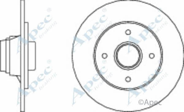 APEC braking DSK250 Brake disc DSK250