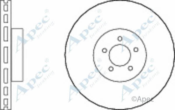 APEC braking DSK2623 Brake disc DSK2623