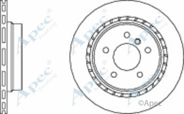 APEC braking DSK377 Brake disc DSK377