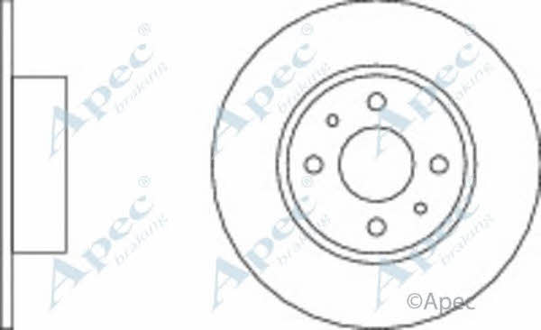 APEC braking DSK637 Brake disc DSK637