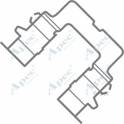 APEC braking KIT531 Mounting kit brake pads KIT531